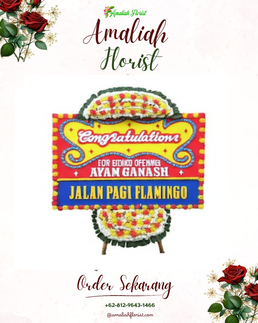 Sewa Papan Bunga Kademangan